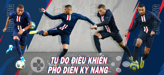 Game bóng đá, tự do điều khiển, phô diễn kỹ năng
