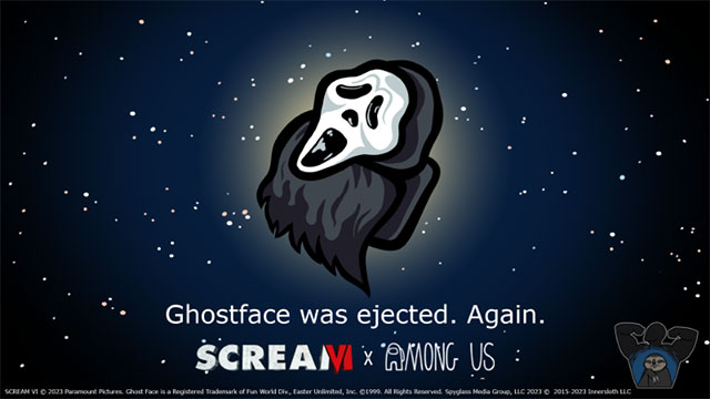 Ghostface đã trở lại trong game Among Us mới