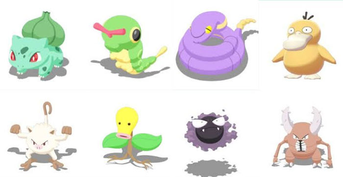 Một số Pokémon thuộc loại Dozing Sleep