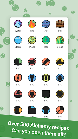 Alchemy Merge có hơn 500 công thức giả kim thuật để bạn mở khóa