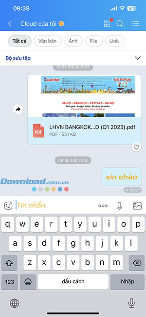 thay doi font chu tin nhan Zalo 2*427677