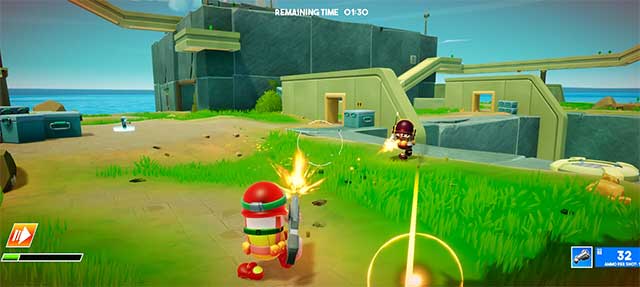 Tham gia các trận chiến trực tuyến sôi động trong Combat Beans: Total Mayhem