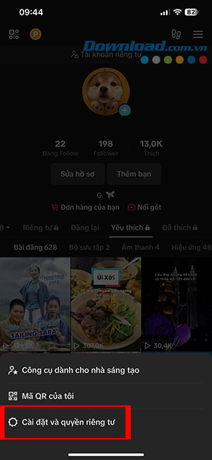 thay doi nguoi nhan tin tren TikTok 2*427928