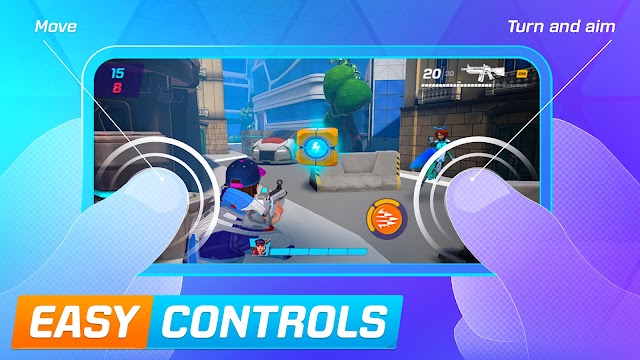 Protectors: Shooter Legends là game TPS hành động cực dễ chơi, điều khiển dễ dàng