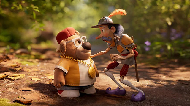 The Inseparables xoay quanh chuyến phiêu lưu của chú rối Don và chó bông DJ Doggy Dog