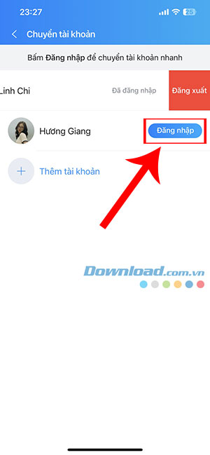 dang nhap nhieu tai khoan Zalo tren 1 dien thoai 5*428062