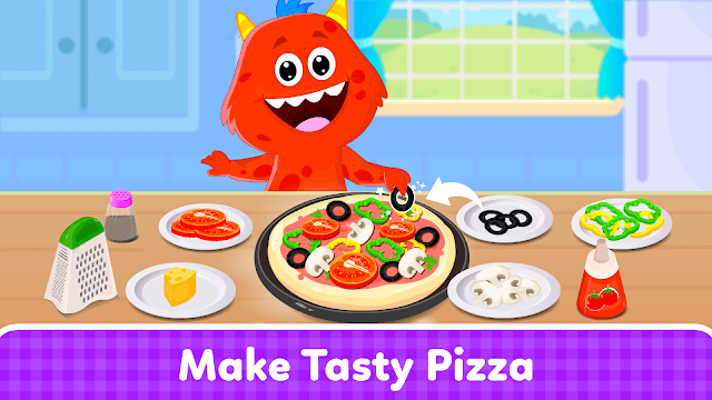 Làm pizza nhiều màu sắc, thỏa sức sáng tạo