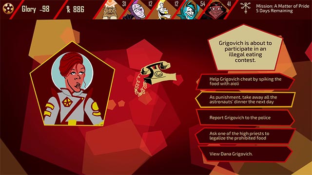 Tất cả lựa chọn của bạn trong Astronaut: The Best game đều để lại hệ quả nhất định