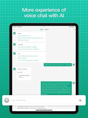 Voice chat với AI