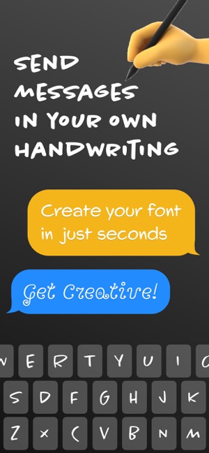 Fontmaker cho bạn sử dụng font chữ viết tay của mình để trò chuyện với bạn bè