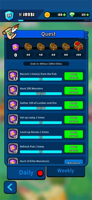 Rumble Heroes Adventure RPG tips 3*428448