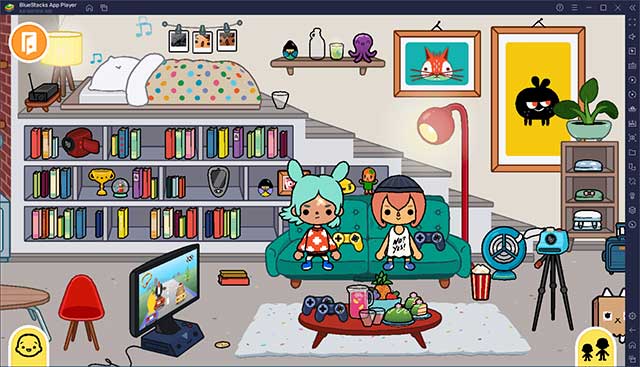 Đi đến bất cứ nơi nào bạn muốn và tương tác với đồ vật