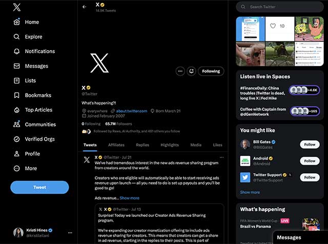 Twitter hỗ trợ rất nhiều nền tảng