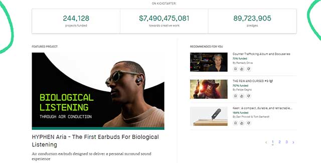 Kickstarter là nền tảng gây quỹ cộng đồng cho những người sáng tạo