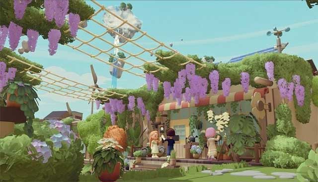 Game Loftia có các yếu tố MMO cổ điển như nhiệm vụ nhóm và bang hội