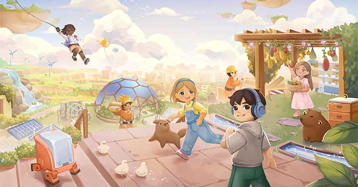 Loftia là một trò chơi MMO thời đại mới dễ thương bối cảnh tương lai