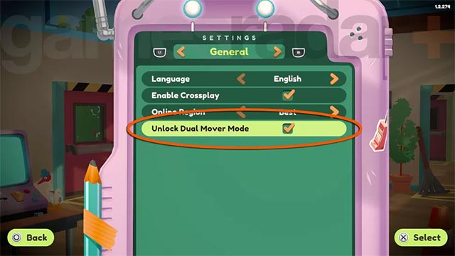 Cách bật tùy chọn Unlock Dual Mover Mode