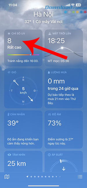 cach xem du bao thoi tiet tren iPhone 5*429106