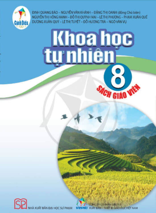 Sách giáo viên Khoa học tự nhiên 8 Cánh Diều