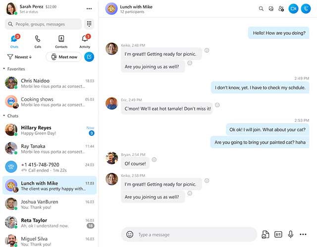 Gọi video, nhắn tin dễ dàng cho người khác thông qua Skype for iPhone
