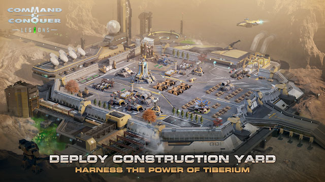 Bạn được giao nhiệm vụ bảo vệ nhân loại và bảo vệ Trái đất trong game Command and Conquer: Legions