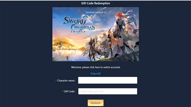 Nhập giftcode để nhận quà giá trị trong Sword Chronicles: AWAKEN