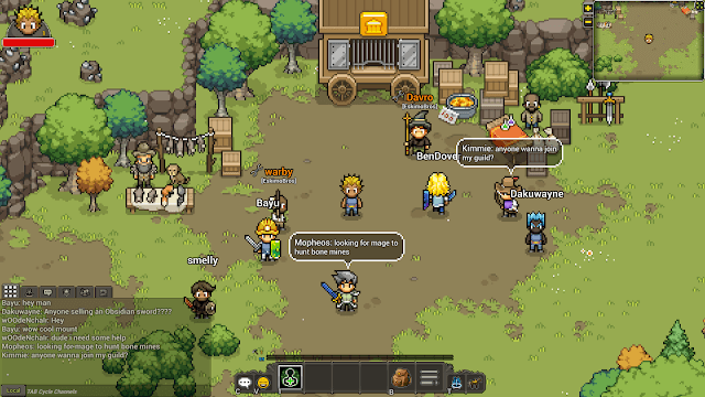 Bạn có thể chơi Heartwood Online liên nền tảng giữa Android, iOS và PC
