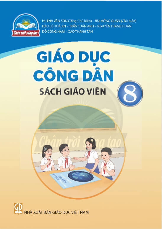 Sách giáo viên Giáo Dục Công Dân 8 Chân Trời Sáng Tạo