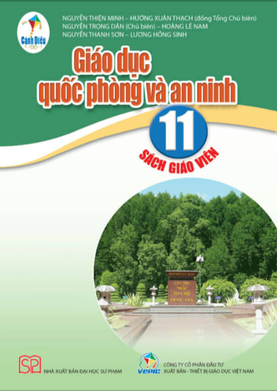 Sách giáo viên Giáo dục quốc phòng và an ninh 11 Cánh Diều