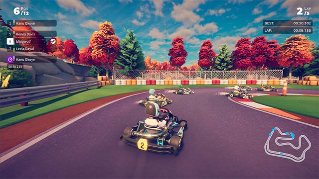 Karting Superstars là trò chơi đua xe kart trên đường đua của các siêu sao danh tiếng