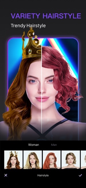 Thay đổi kiểu tóc trong nháy mắt