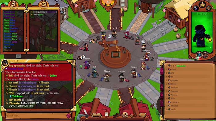 Tìm kiếm mafia đang tiêu diệt người dân thị trấn trong Town of Salem 2