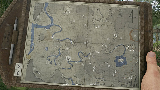 Green Hell gồm 5 bản đồ phân bổ ở nhiều khu vực, địa điểm khác nhau