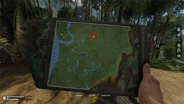 Hoàn thành nhiệm vụ và thu thập item trên từng bản đồ của Green Hell game