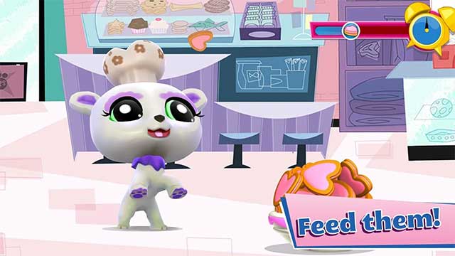 Tắm, cho ăn và chơi cùng các thú cưng dễ thương trong những mini game vui nhộn