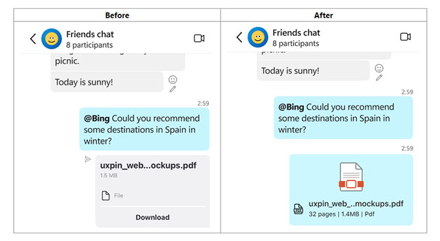 Tính năng download tự động trên Skype mới