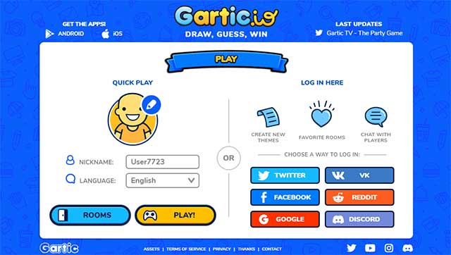 Gartic io là game online và miễn phí 100% có thể chơi trên trình duyệt