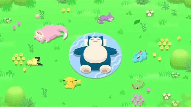 Pokemon có cùng kiểu ngủ với bạn sẽ tụ tập xung quanh Snorlax 