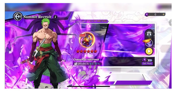 Cách để có được Asura Zoro & Gear 5 Luffy khi chơi Voyage The Grand Fleet