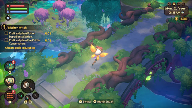 Chế tạo con dấu để mở đường, giúp bạn di chuyển nhanh hơn trong Fae Farm