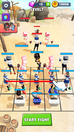 Hợp nhất và bố trí đội hình chiến lược