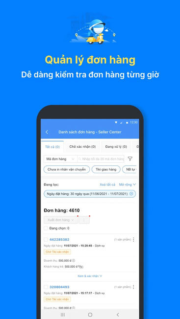  Quản lý đơn hàng 