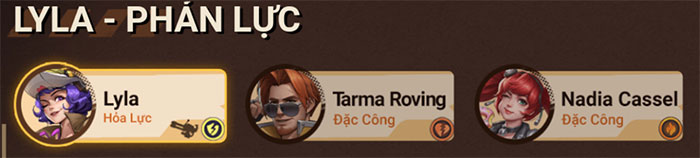 Đội hình Lyla Phản Lực