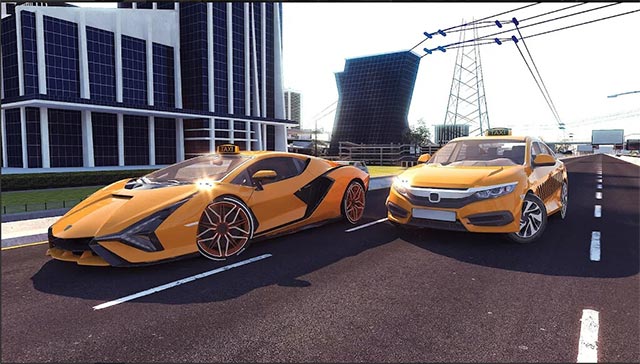 Trải nghiệm lái taxi và khám phá thành phố rộng lớn trong game Taxi Simulator in City
