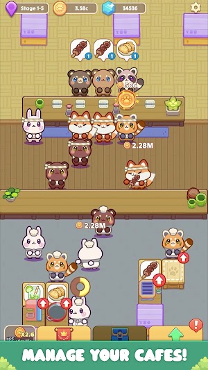 Cozy Cafe cho bạn quản lý quán cà phê động vật của riêng mình