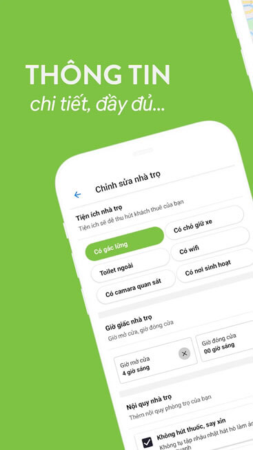 Hiển thị đầy đủ thông tin