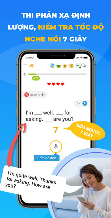 Kiểm tra tốc độ nghe nói