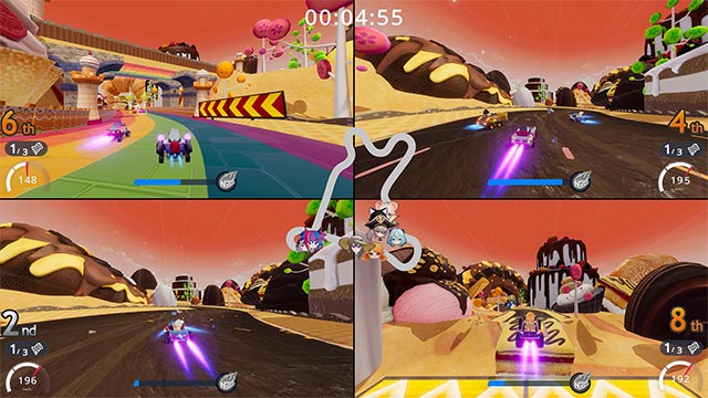 Chơi game Combat Kart cùng bạn bè trong chế độ chia màn hình nội bộ hoặc thông qua Steam Remote Play Together