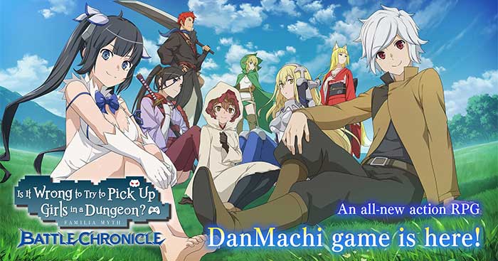 DanMachi Battle Chronicle là game ARPG mới dành cho fan của DanMachi