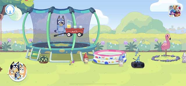 Các trò chơi trong Bluey: Let's Play! là những trò giải đố thú vị